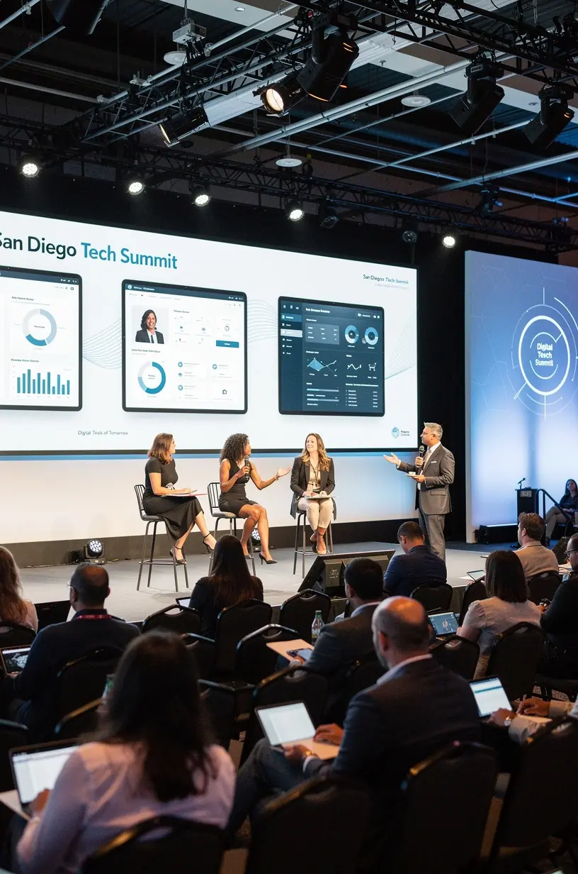 Illustration of a person optimizing digital productivity habits.