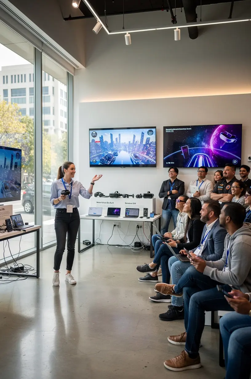 Modern office environment