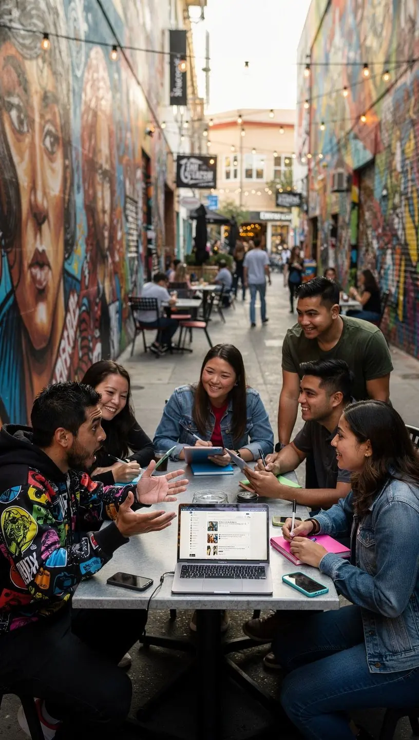 Professional team collaboration